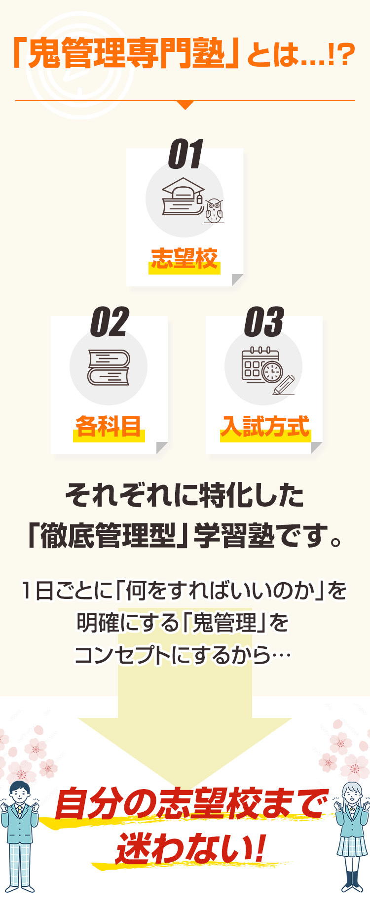 鬼管理専門塾
鬼管理塾
鬼管理AO塾
鬼塾
鬼管理