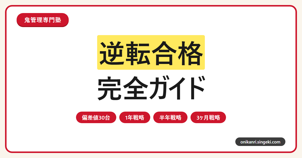 逆転合格完全ガイドのサムネイル