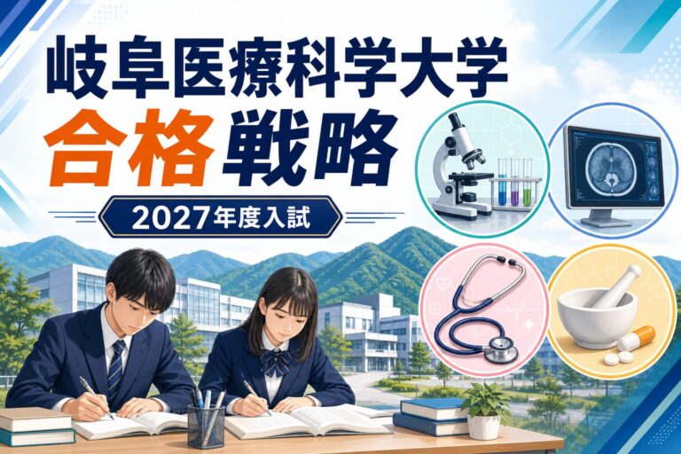 岐阜医療科学大学に合格する方法｜2027年度入試・学科別科目・年内選抜を専門塾が解説のアイキャッチ