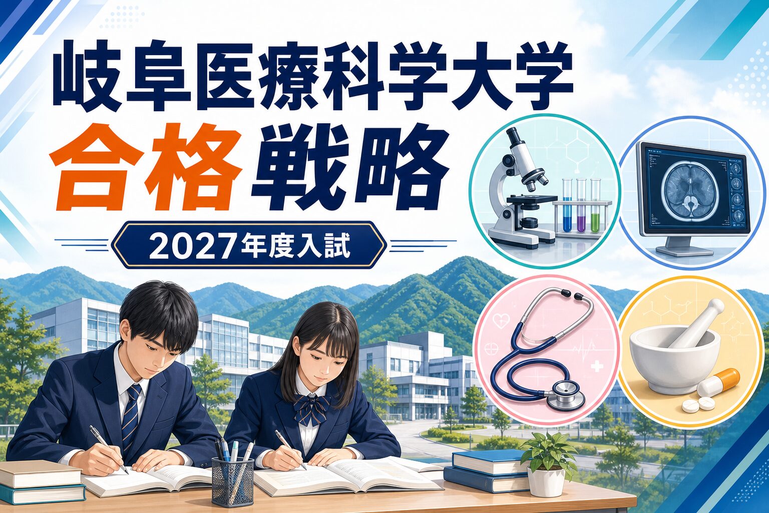 岐阜医療科学大学に合格する方法｜2027年度入試・学科別科目・年内選抜を専門塾が解説のアイキャッチ