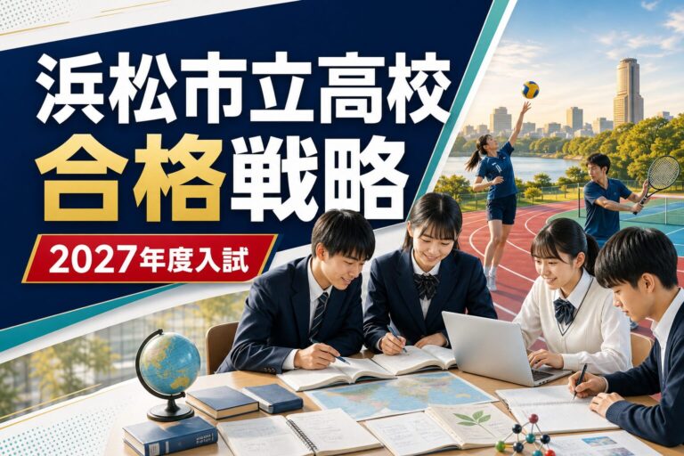浜松市立高校に合格する方法｜2027年度学校裁量枠と5教科を専門塾が解説のアイキャッチ