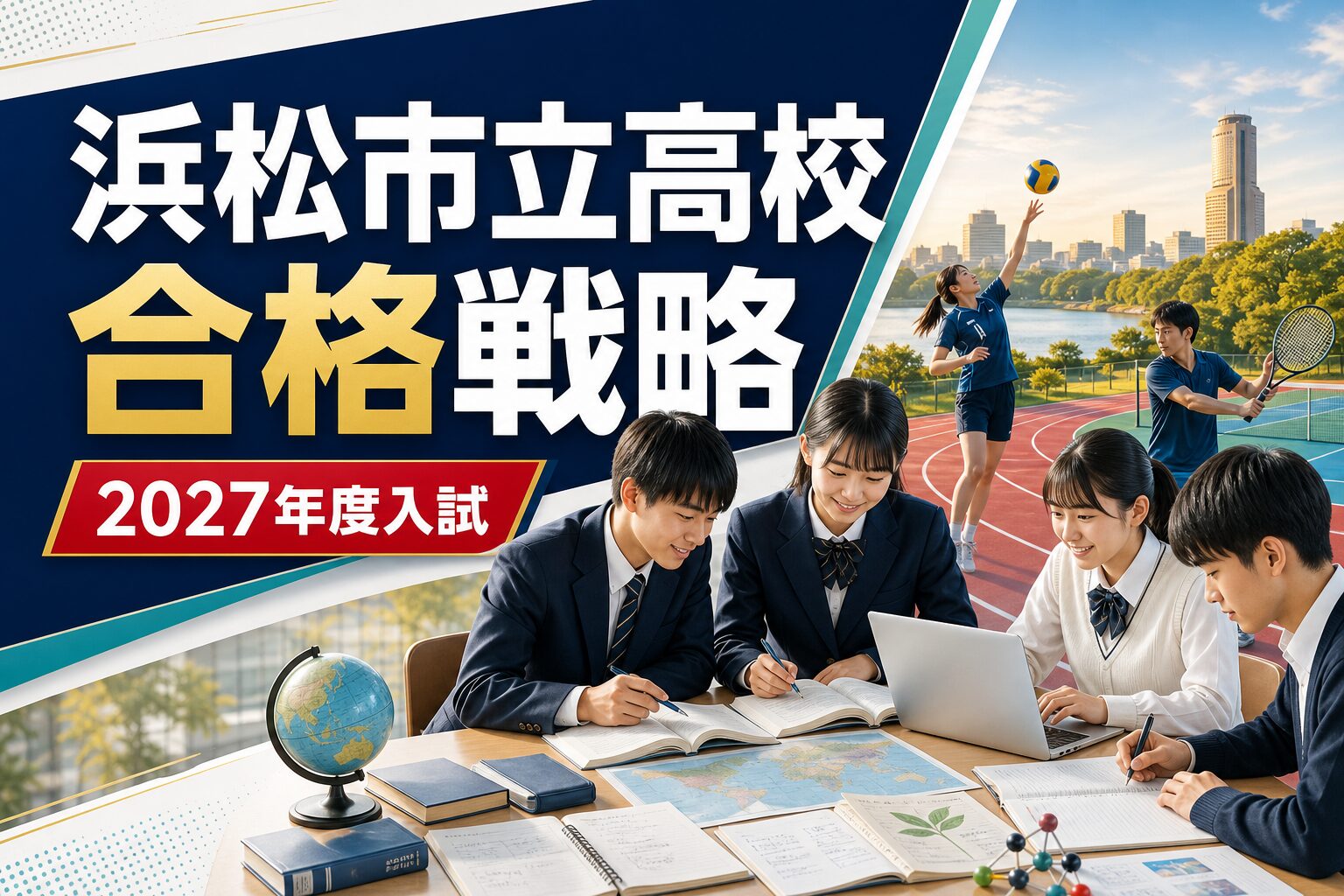 浜松市立高校に合格する方法｜2027年度学校裁量枠と5教科を専門塾が解説のアイキャッチ