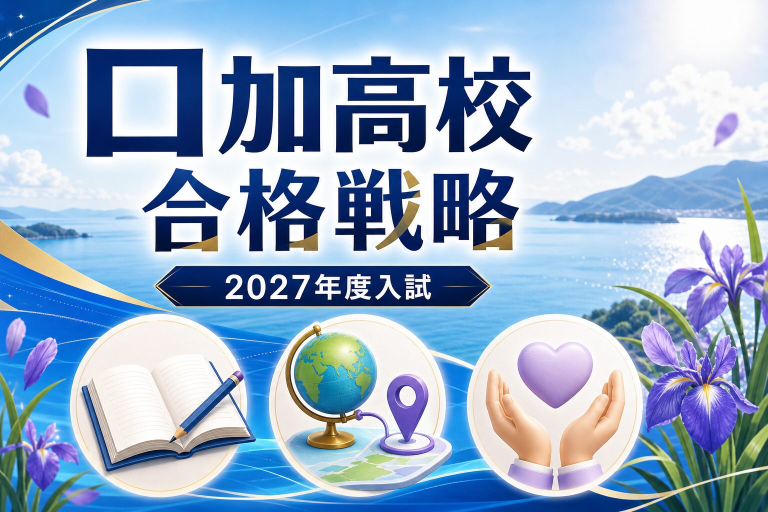 口加高校に合格する方法｜2027年度入試・3学科コースを専門塾が解説のアイキャッチ