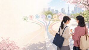 椙山女学園大学の2027年度入試に向けて学部別の学習計画を立てる高校生