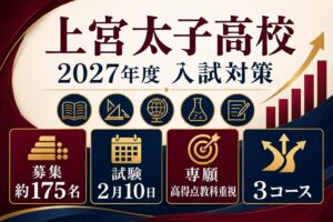 上宮太子高校に合格するには？2027年度専願・併願と高得点教科重視型を専門塾が解説