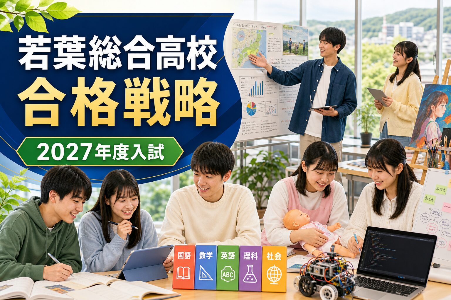 若葉総合高校に合格する方法｜2027年度入試と100科目超を専門塾が解説のアイキャッチ