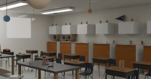 人物のいない明るい教室・帝塚山学院泉ヶ丘高校の2コースと2027年度入試を解説する記事サムネイル